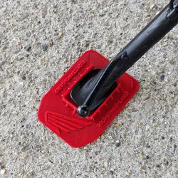 Motorcycle kickstand extender