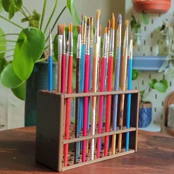 Paintbrush Holder - **Holds up to 36 brushes**