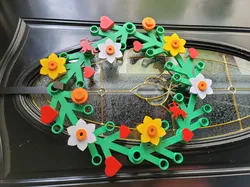 Valentine Hearts and Cupid for Lego Wreath