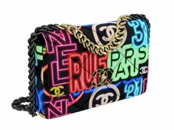 19 Bag Black Print Fabric