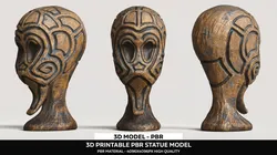 3D Printable Statue Model