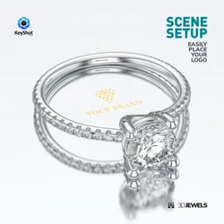 Branding Scene Setup for Jewelry Rendering in KeyShot