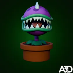 Chomper - Plants vs zombies mini figure stl