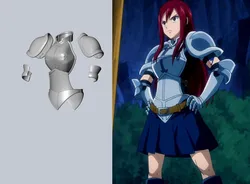 Fairy Tail Erza Scarlet Heart Kreuz Armor Set 3D Print Model in Other 489324