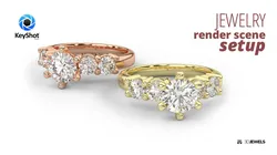KeyShot Scene Setup For Jewelry 3D Renderings