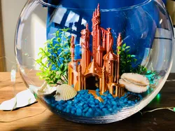 King Triton's Palace, The Little Mermaid - Aquarium / Fish Tank Enrichment
