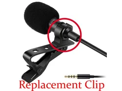 lavalier microphone / neckmic clip replacement