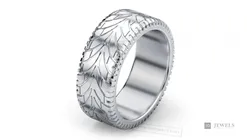 Mens Radial Tire Texture Free Jewelry Ring Free