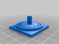 Print-in-place case button