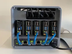 Raspberry Pi 4 Cluster Case