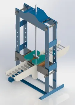 Sole Cutting Machine with Conveyor