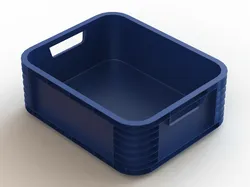Stackable Storage Box Capacity 18 Liters 3D Print Model in Hand Tools 490601