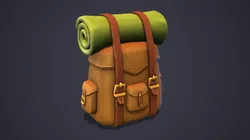 Stylized Backpack - Lowpoly and Gameready
