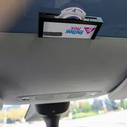 Tesla FasTrak Flex roof-glass mount.  For new Toll Tags (8-2025)