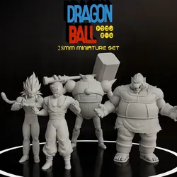 Characters & Creatures STL Download - DRAGON BALL - 28mm Miniature setby BOSSposes