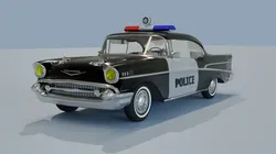 Chevrolet Belair Police OBJ FBX