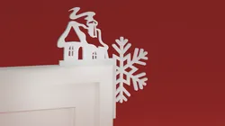 Christmas Door Trim Corner 31 (Christmas ornament)