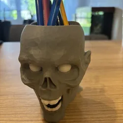 Creepy zombie pen holder
