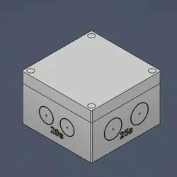 Fișiere pentru imprimante 3D | Fișier 3MF | Junction Box, Cable Junction Box, Connector Box