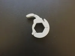 FRC Print in Place Locking 0.5in Hex Shaft