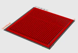 GREASE RANGE HOOD FILTER 11inch x 11.25inch (actual size)