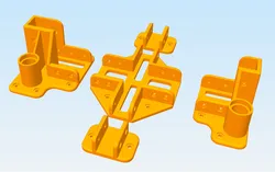 LPA Brackets for TEVO Tarantula - Single/Dual Z mod with screws