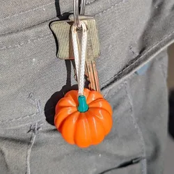 Pumpkin keychain