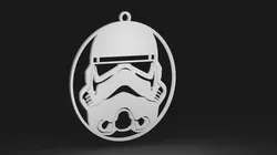 Storm Trooper in a bauble (Christmas tree ornament)