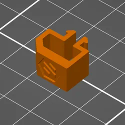 VORON 2020 Aluminum Profile Cable Clip REMIX with flat side