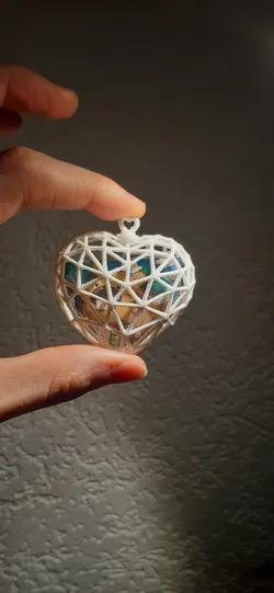 Voronoi Heart Ornament