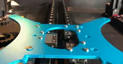 Artillery Genius/Sidewinder X1 linear rail Y axis mod