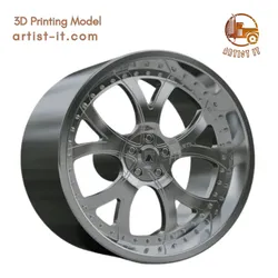 ASANTI AF143 WHEEL 3D Print Model in Automotive 580658