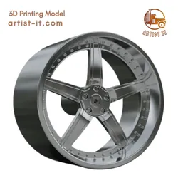 ASANTI AF157 WHEEL 3D Print Model in Automotive 580660