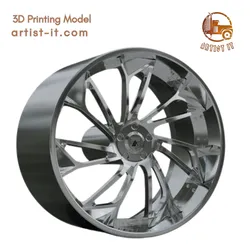 ASANTI AF179 WHEEL 3D Print Model in Automotive 580668