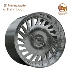 ASANTI AF184 WHEEL 3D Print Model in Automotive 580670