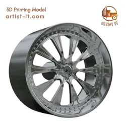 ASANTI AF867 WHEEL 3D Print Model in Automotive 580956
