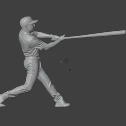 Baseball Player Shot