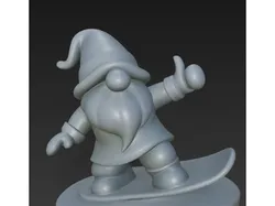 Birr the Snowboarder Gnome