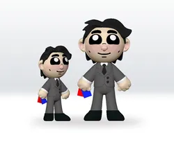 Characters & Creatures STL Download - Squid game 2 The Salesman STL 3D Characterby FnFLab