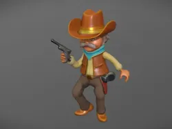 Characters & Creatures STL Download - Toy Cowboyby neagww