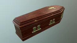 Coffin wooden casket