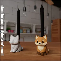Dog Pen-Stylus Holder 3D Print Model in Animals 581014