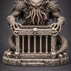 Eldritch Horror Dice Jail – Tentacle Monster Dice Prison – One-Piece 3D ...