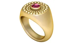 Gemstone statement ring 3D Print Model in Rings 578967