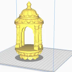 Highly detailed 3D decorative model