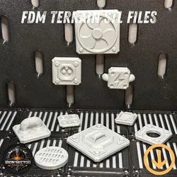 Industrial Sci-Fi Floor Detail Scatter Terrain