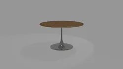 Low poly wooden table OWENDAL