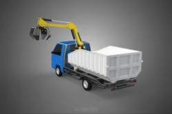 MINI TRUCK HYDRAULIC CRANE GRAPPLE ARM SKIP BIN WASTE RECYCLING
