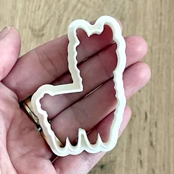 Sculptures & Artworks STL indir - Alpaca Cookie cutter, llama cookie cutter, Lama, llama - PaintArtSk