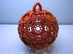 Steampunk gears christmas ornament